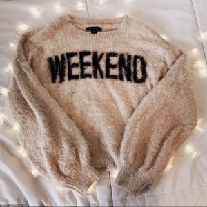 Furry WEEKEND Oversized Sweater